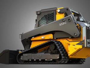 333G Compact Track Loader with Forestry Package - Bucket 3D Model