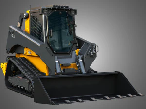 333G Compact Track Loader with Forestry Package - Bucket 3D Model