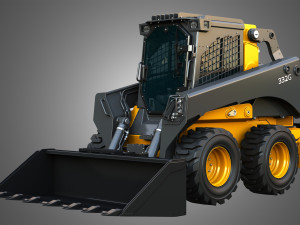 332G Skid Steer Loader with Forestry Package - Bucket 3Dモデル