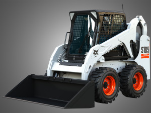 S185 Skid Steer Loader - Bucket 3D मॉडल