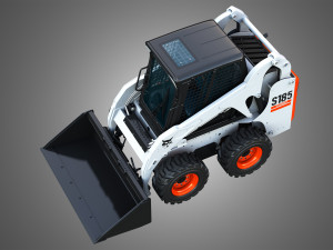 S185 Skid Steer Loader - Bucket 3D 模型