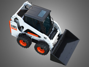 S185 Skid Steer Loader - Bucket 3D 模型