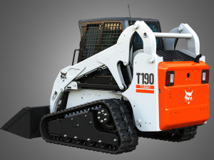 T190 Compact Track Loader - Bucket 3D मॉडल