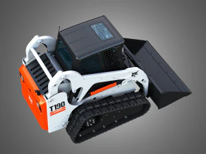 T190 Compact Track Loader - Bucket 3D Model