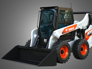 S76 Skid Steer Loader - Bucket 3D मॉडल