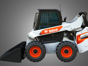 S76 Skid Steer Loader - Bucket 3D 모델