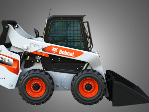 S76 Skid Steer Loader - Bucket 3D 모델