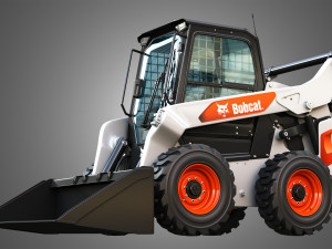 S76 Skid Steer Loader - Bucket 3D 모델