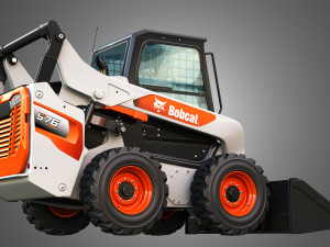 S76 Skid Steer Loader - Bucket 3D 모델