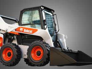 S76 Skid Steer Loader - Bucket 3D 모델