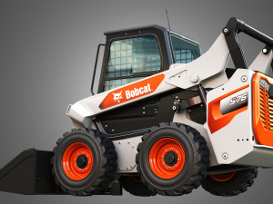 S76 Skid Steer Loader - Bucket 3D 모델