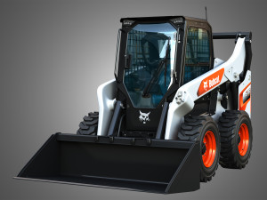 S76 Skid Steer Loader - Bucket 3D 모델