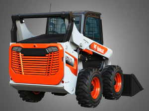 S76 Skid Steer Loader - Bucket 3D Model