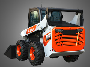 S76 Skid Steer Loader - Bucket 3D 모델
