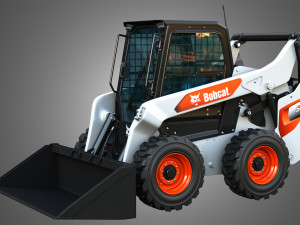 S76 Skid Steer Loader - Bucket 3D 모델