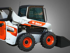 S76 Skid Steer Loader - Bucket 3D Model