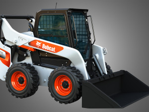 S76 Skid Steer Loader - Bucket 3D 모델