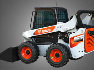 S76 Skid Steer Loader - Bucket 3D 모델