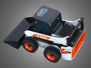 S76 Skid Steer Loader - Bucket 3D Model