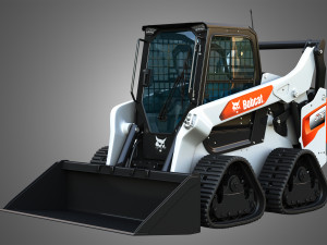 S76 Quad Tracks Loader - Bucket 3D मॉडल