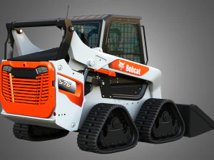 S76 Quad Tracks Loader - Bucket 3D Model