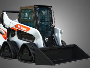 S76 Quad Tracks Loader - Bucket 3D Model