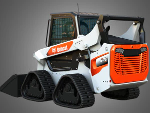S76 Quad Tracks Loader - Bucket 3D Model