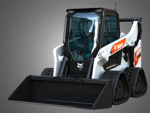 S76 Quad Tracks Loader - Bucket 3D Model