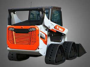 S76 Quad Tracks Loader - Bucket 3D Model