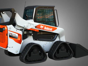 S76 Quad Tracks Loader - Bucket 3D Model