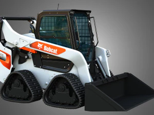 S76 Quad Tracks Loader - Bucket 3D Model