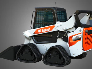 S76 Quad Tracks Loader - Bucket 3D Model