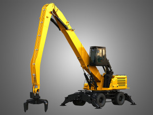 MH3050 - Wheel Material Handler 3D Model