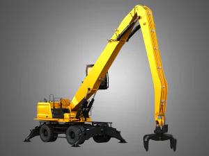 MH3050 - Pelle de manutention sur roues Modèle 3D