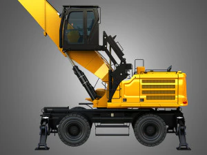 MH3050 - Pelle de manutention sur roues Modèle 3D