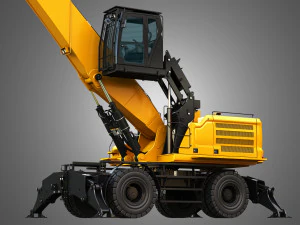 MH3050 - Pelle de manutention sur roues Modèle 3D