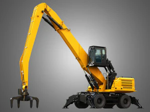 MH3050 - Pelle de manutention sur roues Modèle 3D