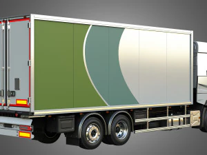 T520 - Refrigerated Truck 3D Model