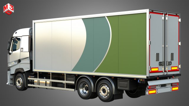 T520 - Refrigerated Truck 3D Модель In Грузовик 3DExport