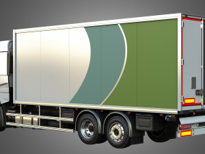 T520 - Refrigerated Truck 3D Model