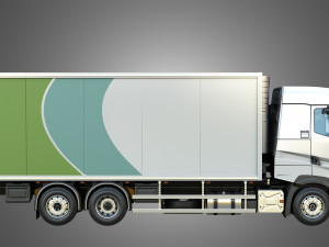 T520 - Refrigerated Truck 3D Model