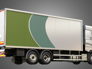 T520 - Refrigerated Truck 3D Model