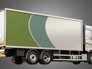 T520 - Refrigerated Truck 3D Model
