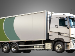 T520 - Refrigerated Truck 3D Model