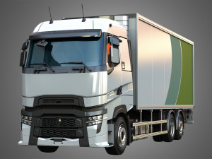 T520 - Refrigerated Truck 3D Model
