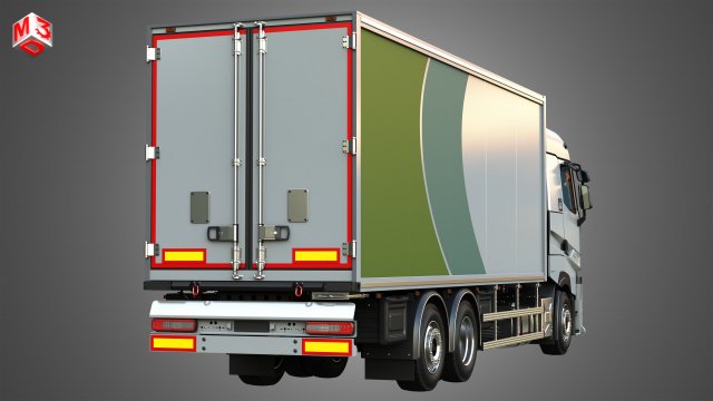 T520 - Refrigerated Truck 3D Модель In Грузовик 3DExport