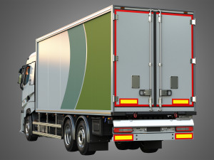 T520 - Refrigerated Truck 3D Model