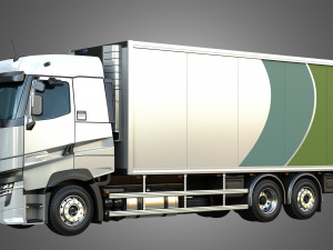 T520 - Refrigerated Truck 3D Model