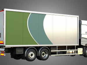 T520 - Refrigerated Truck 3D Model