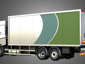T520 - Refrigerated Truck 3D Model